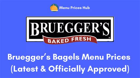 bruegger's prices